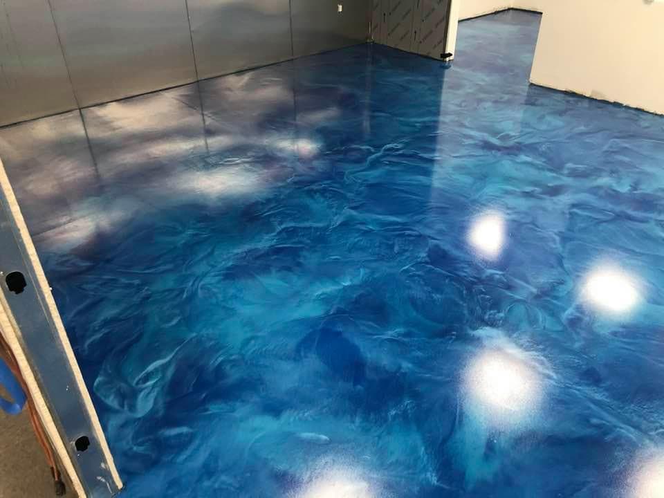 Epoxy flooring in Office space